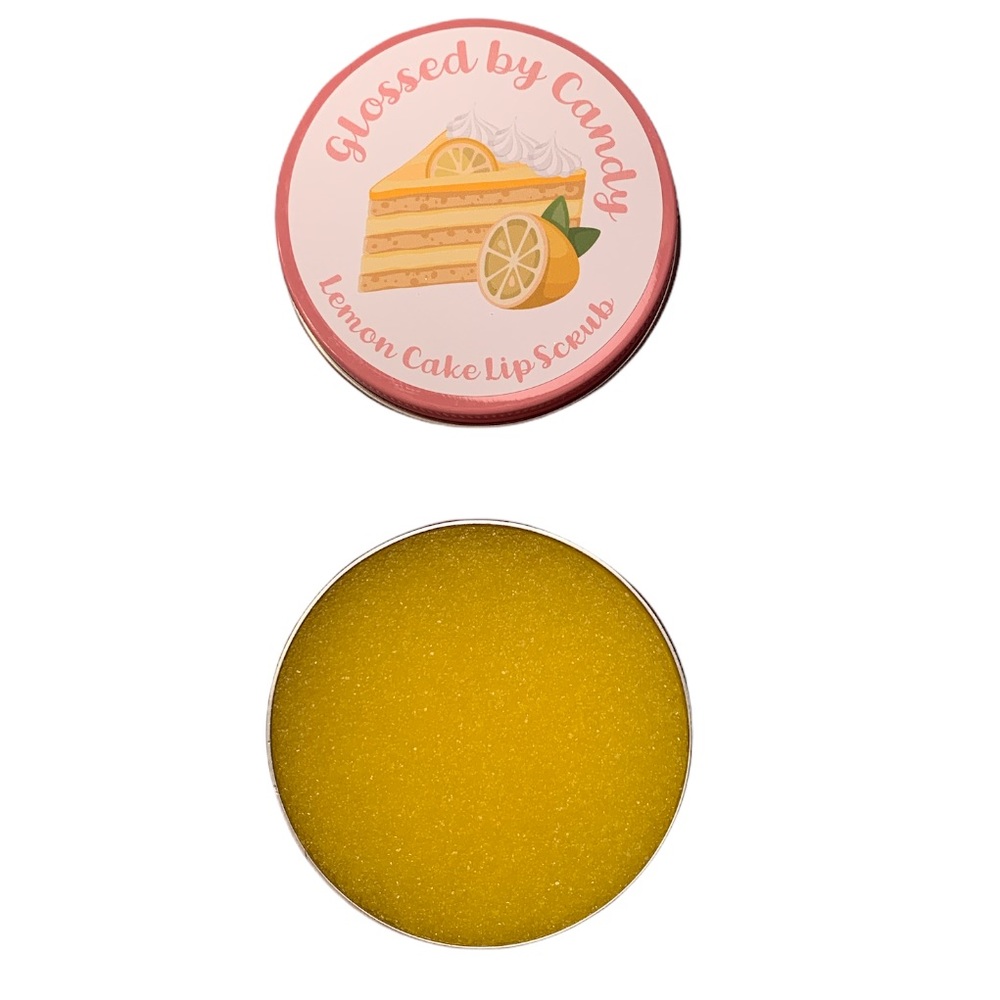 Lemon Cake Flavored Lip Scrub 🍋🎂